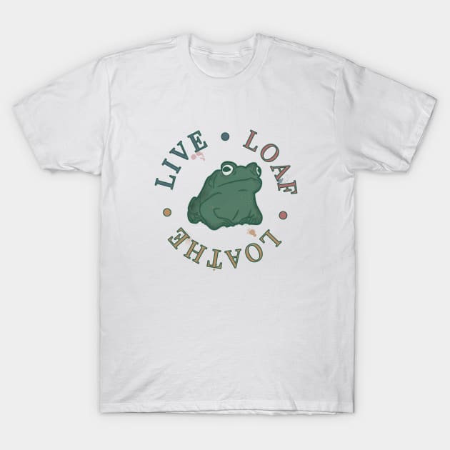 Funny Frog T-Shirt by Nixart